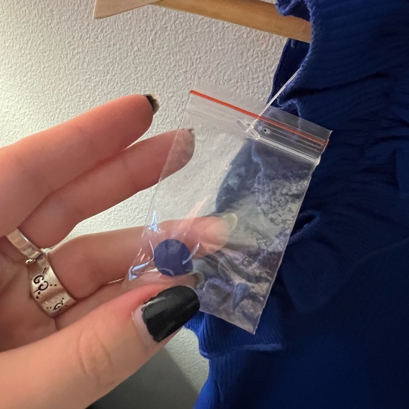 TCEC Blue Ruffle Bodysuit - Picture 5 of 6